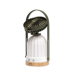 Windmill Lanterne LED rechargeable de camping - Ventilateur pliable 4 vitesses