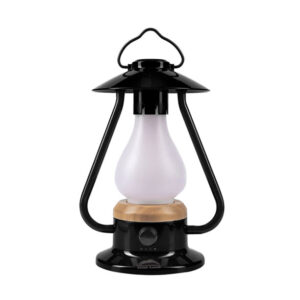 [Wild Land] Lanterne rétro LED en bambou rechargeable - 5 200 mAh, dimmable