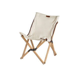 Chaise de camping Bamboo Wild Land - Toile résistante, pliable, support 150 kg
