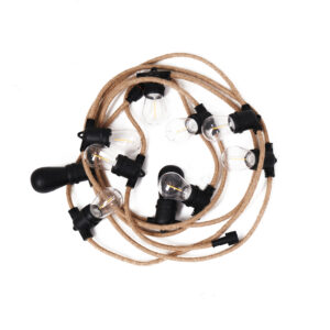 Guirlande Wild Land S14 - 5 m, 10 douilles E27 avec haut‑parleurs Bluetooth